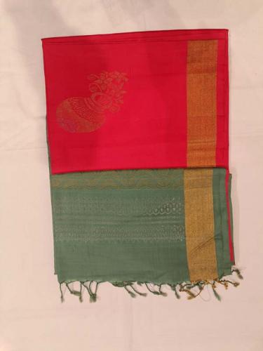 SOFT SILK SAREE WITH BLOUSE